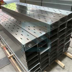 Anodized Aluminium Perforated Cable Tray with Cover (2.5 Meter Set)